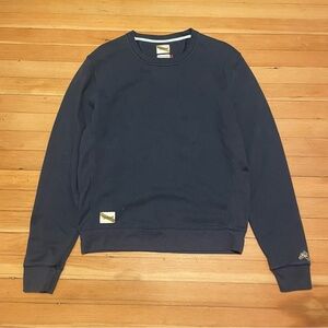 Tracksmith Sweatshirt blue french terry Crewneck